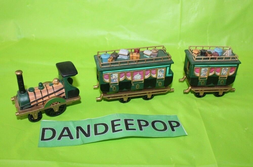 Department 56 Dept56 4 Piece Christmas Village Train Car Set The Flying Scot